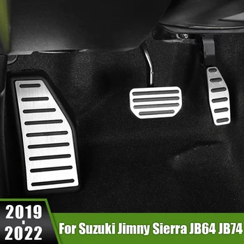 Для Suzuki Jimny Sierra JB64 JB74 2019 2020 2021 2022 Автомобильная Подставка Для Ног Педаль Акселератора Педали Топливного Тормоза Крышка Противоскользящие Накладки