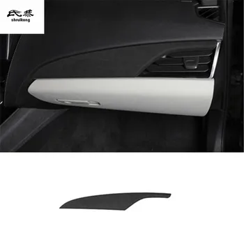 1 шт. ABS Замша, Нубук, Декоративная крышка для приборной панели пассажира Для 2019 2020 Cadillac CT5 Автомобильные Аксессуары