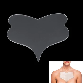 1 шт. силиконовая прокладка против морщин, наклейки на грудь в форме бабочки, многоразовый уход за кожей