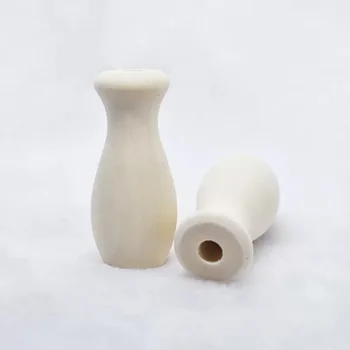 10 шт. деревянная мини-ваза в форме незаконченного деревянного украшения для дома, деревянная игрушка 66 * 30 мм
