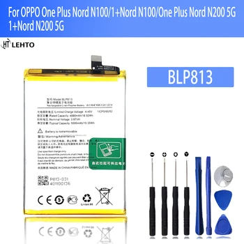 100% Оригинальный аккумулятор BLP813 для OPPO One Plus Nord N100/1 + Nord N100/аккумуляторы для телефонов