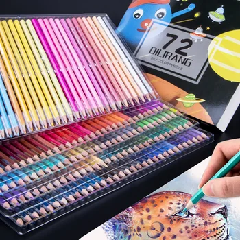 120 цветов Набор карандашей для рисования на масляной основе Комиксы Каракули Студенческий рисунок Цветные карандаши в штучной упаковке Художественные принадлежности для рисования