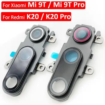 15ШТ 100% Оригинал Для Xiaomi Redmi Mi 9T Pro K20 Pro Задняя Камера Стеклянная Крышка Объектива С Рамкой Держатель с Заменой Наклейки
