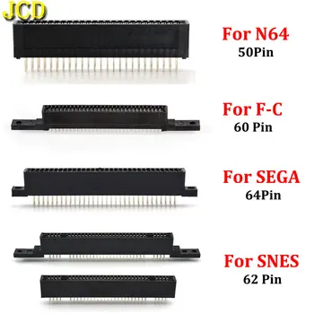 1шт 2,5 мм 50Pin 62 Pin Слот для карты памяти Для Консоли N64 SFC SNES 60Pin 64Pin Разъем Для игрового картриджа Для SEGA Genesis FC Clone