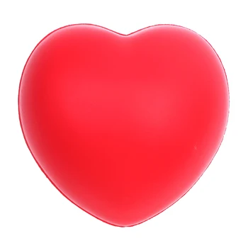 1ШТ 7 см поролоновая губка pu red love heart сила захвата мяча вентиляционные рельефные игрушки пальмовые игрушки мячовые игрушки