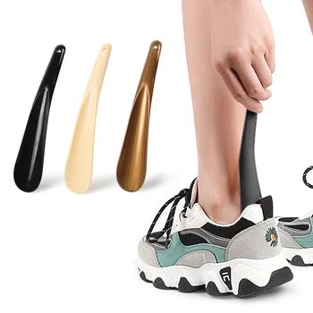 1ШТ Гибкие инструменты для подъема Обуви в форме Ложки Длиной 19,5 см, Пластиковые Аксессуары для обуви