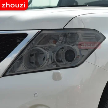 2 Предмета Для Nissan Patrol Y62 2012-2018, Автомобильная фара, черная защитная пленка, прозрачная наклейка из ТПУ, аксессуары