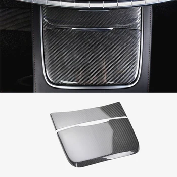 2 шт., крышка панели Центральной консоли из настоящего сухого углеродного волокна Для Mercedes S class W222 S65 2014-2020