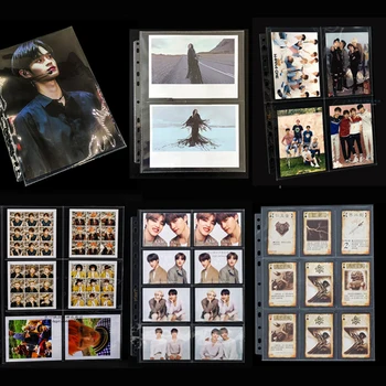 20 Штук формата А4 разных форматов 11 отверстий Мягкая Прозрачная страница фотоальбома для коллекции волшебных валют Папка для почтовых открыток Game Star