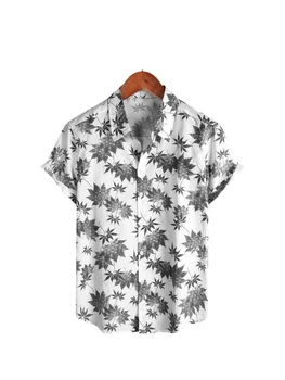 2023 Летняя мужская Гавайская рубашка с короткими рукавами, Пляжная 3D печать, повседневные топы с цветочным рисунком Аниме, Dazn, мужская одежда, Новинка