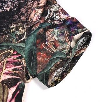 2023 Новые женские Летние Женские рубашки с коротким рукавом, цветочная блузка с V-образным вырезом, Свободные струящиеся топы для Леггинсов, Повседневные блузки