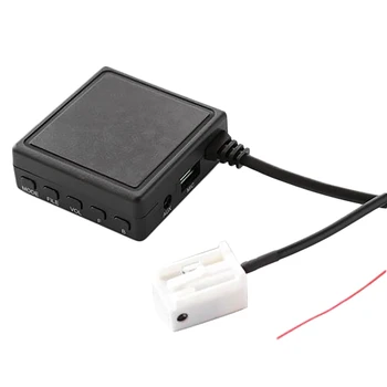 2X Автомобильный Bluetooth 5,0 AUX кабель-адаптер TF USB подходит для Peugeot 207 307 407 308