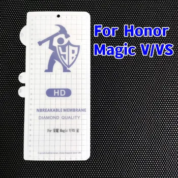 2шт Защитная пленка для экрана Honor Magic V Складная HD Мягкая прозрачная гидрогелевая передняя пленка для Honor Magic VS TPU Без закаленного стекла