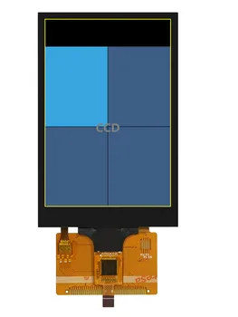 3,5-дюймовый TFT ЖК-экран, емкостный сенсорный экран, интерфейс MCU, TFT-экран 320x480, закаленное стекло, мультитач