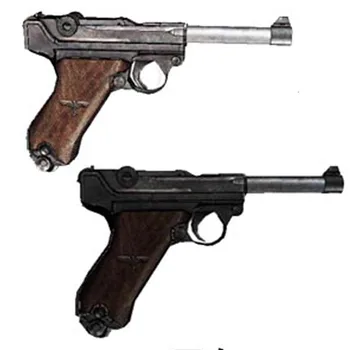 3D Бумажная модель Пистолета Второй мировой войны, Германия, Пистолет Luger P08, 1:1, Военный оружейный магазин, игрушки-пазлы