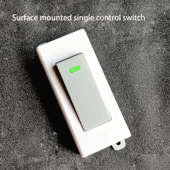 4 шт. кнопочный выключатель с одним управлением, установленный на поверхности, стационарный выключатель противопожарный выключатель