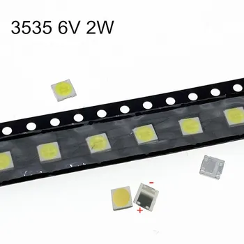 50-1000 шт. Для LG Innotek LED Светодиодная подсветка 2 Вт 6 В 3535 Холодный Холодный белый ЖК-дисплей с подсветкой для телевизора Приложение LATWT391RZLZK 350mA