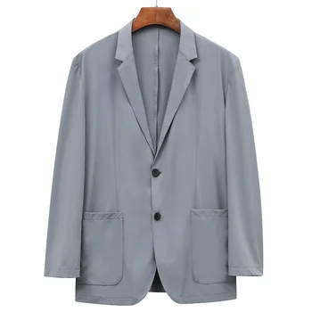 5801-R-Мужской костюм для отдыха, весенне-осенний пиджак старшего дизайна, чувство ниши, свободные модные луффианские красивые мужчины, белый s