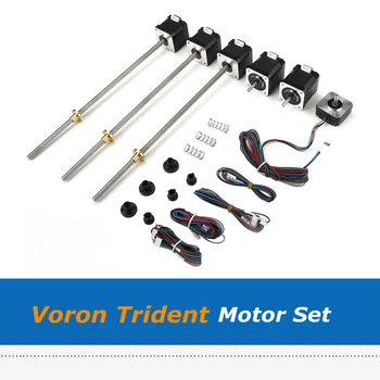 6 шт./лот, Двигатель с Приводным винтом Voron Trident + Комплект Шаговых двигателей С кабелем, Полный комплект Для 3D-принтера Voron, Аксессуар для машины