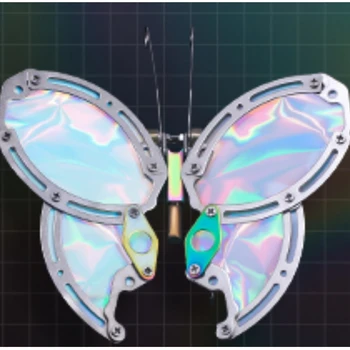 95 шт. Слепая коробка (случайный стиль) 3D DIY Серия Chaos Butterfly Металлическая сборка Tide Play Фигурка Киберпанк Орнамент Подарок на Новый Год