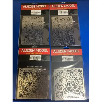 Alexen Tools Шаблон для защиты от коррозии и пятен, Распылительная Пластина для Военной Модели AJ0056 + AJ0057 + AJ0058 + AJ0059, 4 шт./компл.