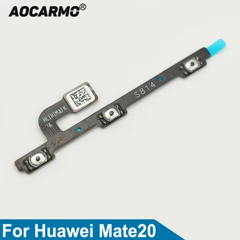 Aocarmo Кнопка включения Выключения громкости Клавиша Лента Гибкий кабель Замена для Huawei Mate 20 HMA-AL00