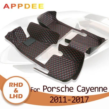 APPDEE Автомобильные коврики для Porsche для Cayenne 2011 2012 2013 2014 2015 2016 2017 Пользовательские автоматические накладки для ног автомобильные