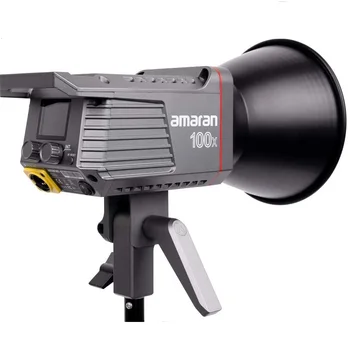Aputure Amaran 100X130 Вт двухцветный светодиодный светильник для видеосъемки 2700 К-6500 К, фотографическое освещение с управлением приложением, источник питания постоянного/переменного тока