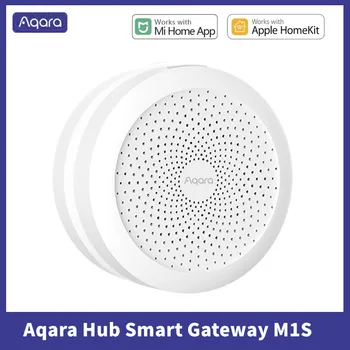 Aqara Hub Smart Gateway M1S 2,4 G WIFI ZigBee 3,0 RGB ночник работает с Apple Homekit и Mi Home