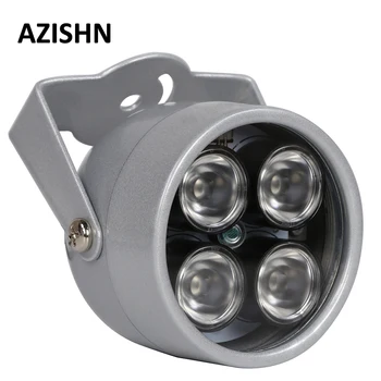AZISHN CCTV светодиоды 4 массива ИК светодиодный осветитель ИК Инфракрасный водонепроницаемый Ночного Видения CCTV Заполняющий Свет Для Камеры Видеонаблюдения IP камера