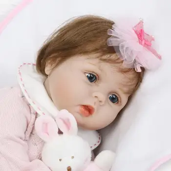 bebe силиконовые возрожденные детские куклы с мягким телом и открытыми глазами для девочек 55 см, настоящая кукла, игрушка 22 