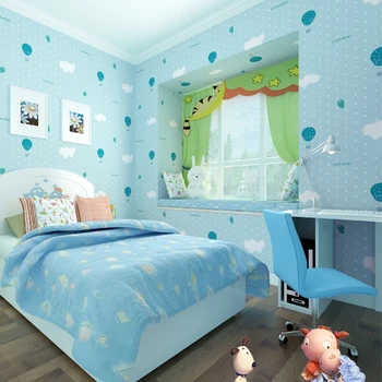 beibehang прекрасные клубнично-розовые голубые обои для гостиной, современные роскошные обои для спальни, детской комнаты для девочек и мальчиков