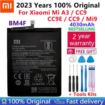 BM4F100% Оригинальный Аккумулятор телефона Xiao Mi для Xiaomi Mi A3 CC9 CC9E, Сменные батареи Xiomi Bateria CC9 Mi9 Lite