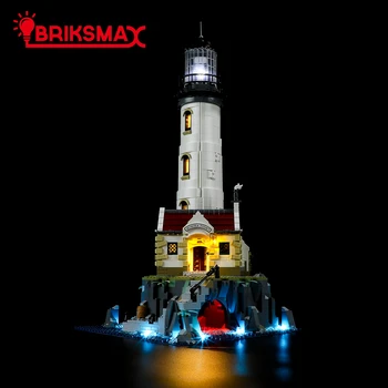 BriksMax светодиодный светильник для 21335 маяк, набор строительных блоков (не включает модель) Игрушки для детей