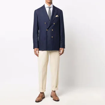 C1273-Весенний комплект мужского костюма 2022 года, новая корейская версия модного облегающего мужского пальто высокого качества для отдыха