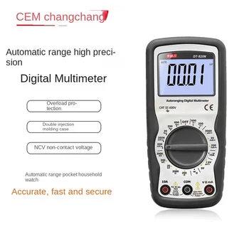 CEM Huashengchang мультиметр высокоточный бытовой автоматический диапазон цифровой цифровой дисплей портативный настольный DT920N