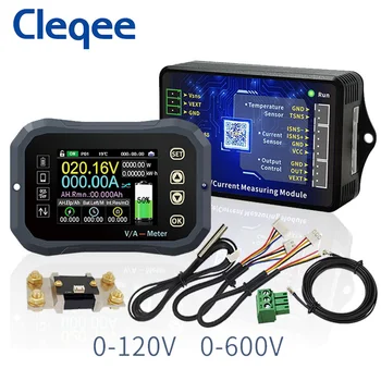 Cleqee KG160F Тестер Емкости батареи 120V 600A Кулонометр Индикатор заряда Батареи ЖК-Дисплей Питания Телефонов KL160F