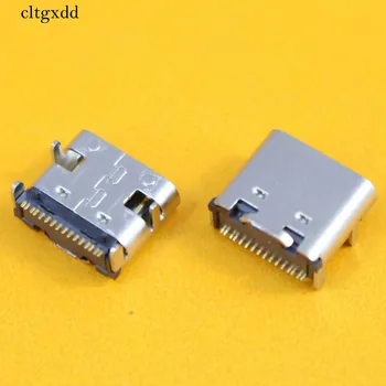cltgxdd USB 3.1 Type-C 12-контактный разъем-розетка Для зарядки мобильного телефона, разъем для зарядки, буксировочные ножки, штекер