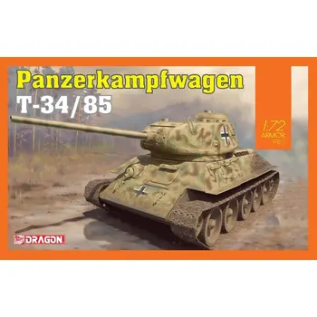 DRAGON 7564 1/72 Panzerkampfwagen T-34/85, комплект для сборки модели в масштабе