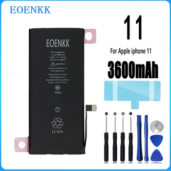 EOENKK Аккумулятор емкостью 3600 мАч для Apple IPHONE 11/I11, Ремонтная деталь, Замена аккумуляторов для телефонов Большой емкости Bateria