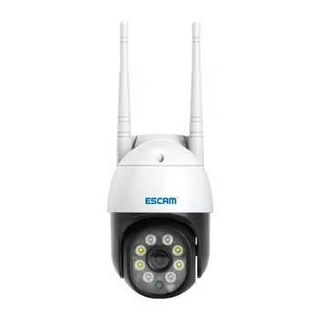 ESCAM PT207 2MP 1080P Daul Lightsource Полноцветная IP-купольная Камера ночного Видения AI Humanoid Motion Detection Домашний Монитор Безопасности