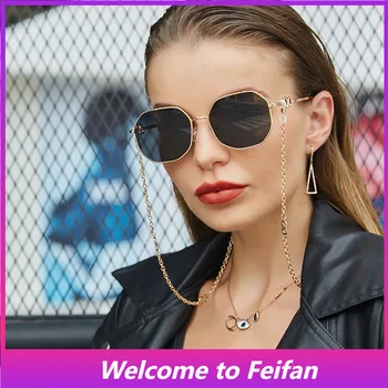 Feifan-Цепочка для солнцезащитных очков неправильной формы для женщин, Ремешок, Защита от падения, Женский тренд, Тот же стиль