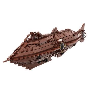 Gobricks MOC Лиги Под водой Nautilus Подводная лодка Строительные Блоки Unterseeboot Двадцать Лодок Судно Кирпичи Игрушки Подарки для Детей