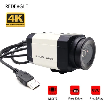 HD 8MP IMX179 3264x2448 MJPG Высокоскоростной Объектив с Автофокусом 4K USB Веб-камера UVC Mini Box PC Камера для Прямой трансляции Видео