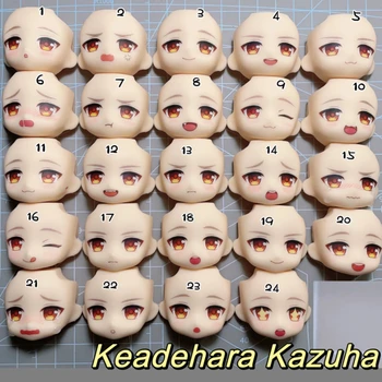 Kaedehara Kazuha Genshin Impact Ob11, Кукла с лицом Ручной работы, наклейка с водой, лицевая панель, аниме-игра, Аксессуары для игрушек для Косплея, Бесплатная доставка