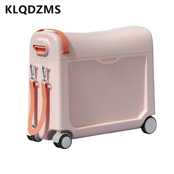 KLQDZMS Высококачественный багаж, детские подарки, износостойкий кейс на тележке, студенческий интернатный ящик на колесиках, чемодан на колесиках