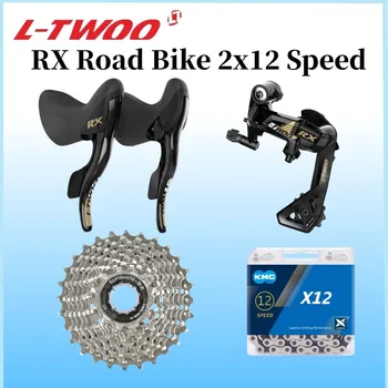 LTWOO RX 2X12 Скоростной дорожный Велосипедный Групповой Набор Включает В Себя задний переключатель Переключения Передач Sunshine 12S 28T/30T/32T Кассета KMC X12 Цепь