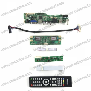 M6-V5.1 Плата контроллера ЖК-телевизора с поддержкой VGA АУДИО AV USB TV для 17 дюймов 1280X1024 с 4 лампами LM170E03-TLC1 MT170EN01 V.C diy