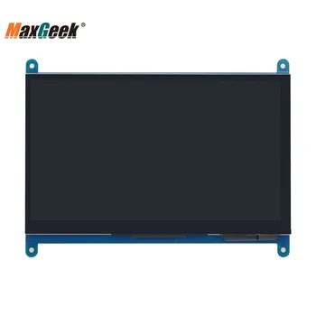 Maxgeek 7-дюймовый HDMI Дисплей USB Емкостный сенсорный экран IPS Полный угол обзора 1024x600 для ПК Raspberry Pi