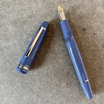 Mb Pen Monte Meisterstuck 149 Синий Серебряный Зажим Blacne Ink Перьевые Ручки для Письма Подарочные С Серийным номером